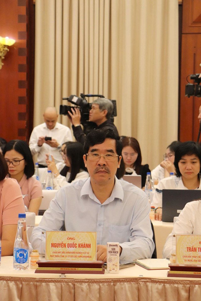Ông Nguyễn Quốc Khánh – Giám đốc Điều hành Nghiên cứu và Phát triển Vinamilk.