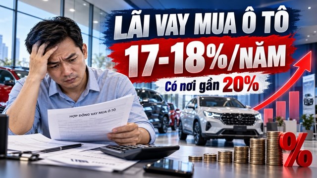 Biến động lãi suất: Thị trường ô tô chịu sức ép từ chi phí vay vốn - Ảnh 1