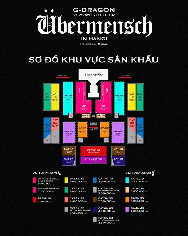 Cơn địa chấn G-DRAGON 2025 WORLD TOUR [&#220;bermensch] mở b&#225;n v&#233; day 2 tại 8Wonder Ocean City - Ảnh 2