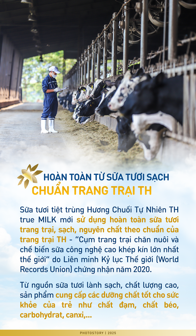 Đổi vị cho b&#233; với sữa tươi tiệt tr&#249;ng TH true MILK mới: Thơm ngậy hương chuối lại ho&#224;n to&#224;n từ thi&#234;n nhi&#234;n - Ảnh 2