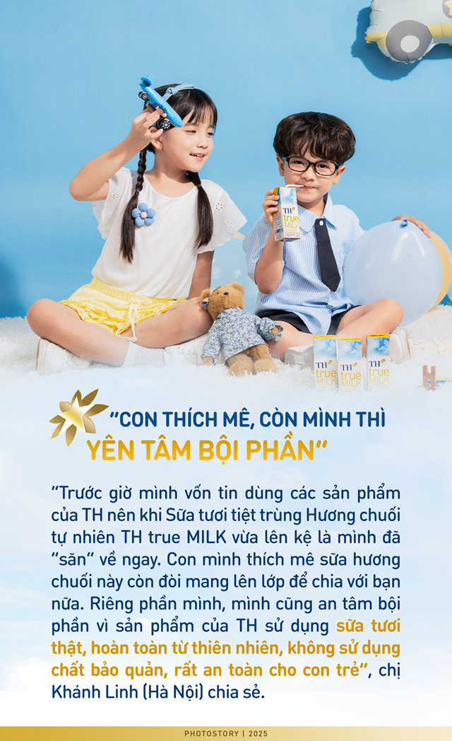 Đổi vị cho b&#233; với sữa tươi tiệt tr&#249;ng TH true MILK mới: Thơm ngậy hương chuối lại ho&#224;n to&#224;n từ thi&#234;n nhi&#234;n - Ảnh 5