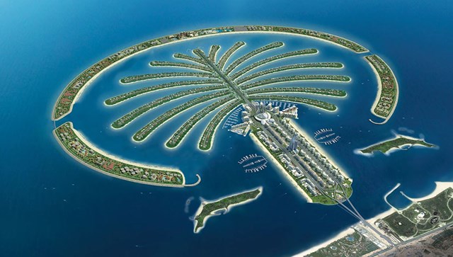 Đảo nh&acirc;n tạo Palm Jumeirah tại Dubai được v&iacute; như &ldquo;kỳ quan thứ 8&rdquo; của thế giới &nbsp;
