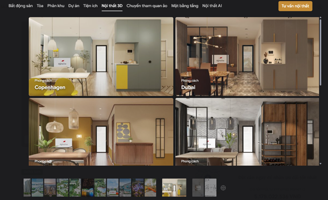T&iacute;nh năng nội thất 3D cho ph&eacute;p kh&aacute;ch h&agrave;ng &ldquo;thử nghiệm&rdquo; nhiều phong c&aacute;ch nội thất kh&aacute;c nhau cho ng&ocirc;i nh&agrave; tương lai &nbsp;
