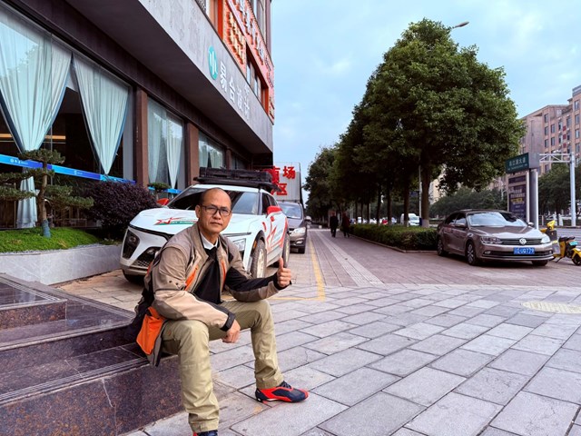 Hiện tại, anh Hải đ&atilde; tới C&ocirc;n Minh (Trung Quốc). (Ảnh: Facebook Tr&agrave; đ&aacute; &Ocirc; t&ocirc;) &nbsp;