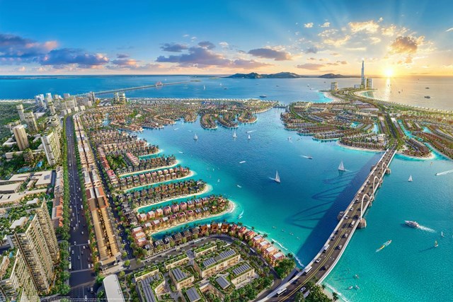 Vinhomes Green Paradise kết hợp cảnh quan biển Đông, hệ sinh thái Rừng Sác và định hướng phát triển đô thị theo tiêu chuẩn ESG++.