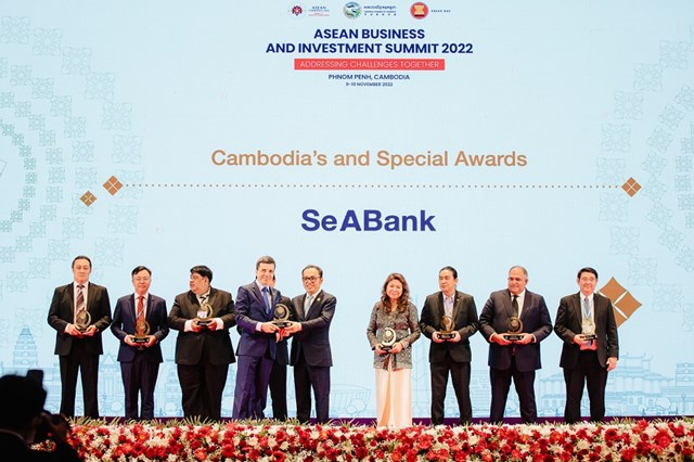 SeABank l&#224; doanh nghiệp Việt Nam duy nhất nhận giải thưởng đặc biệt Cấp khu vực ASEAN Business Award 2022 - Ảnh 1