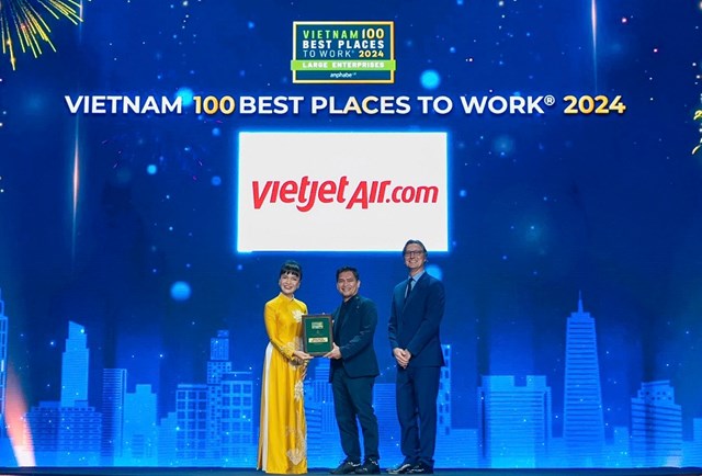 Giải thưởng “Nơi l&#224;m việc tốt nhất Việt Nam 2024” xướng t&#234;n Vietjet, FPT, Vingroup - Ảnh 1