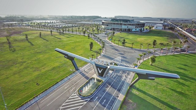 Tổ hợp nh&agrave; m&aacute;y VinFast tại Hải Ph&ograve;ng. &nbsp;