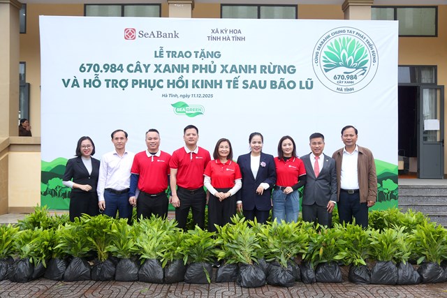 SeABank hỗ trợ trồng gần 671 nghìn cây xanh tại Hà Tĩnh, vượt mục tiêu 1 triệu cây xanh - Ảnh 2