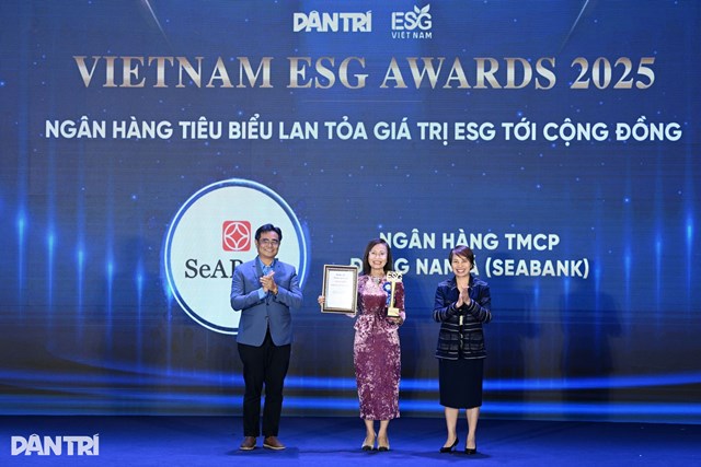 SeABank ghi dấu ấn trách nhiệm xã hội tại Vietnam ESG Awards và Tin Dùng Việt Nam 2025 - Ảnh 1