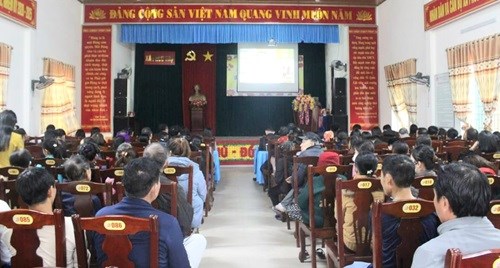 Đoàn đặc nhiệm phòng chống tội ma túy số 2 – Bộ tư lệnh cảnh sát biển tổ chức tuyên truyền Luật cảnh sát biển và Luật phòng chống tội phạm ma túy cho 150 đại biểu và bà con nhân dân xã Phúc Thọ.