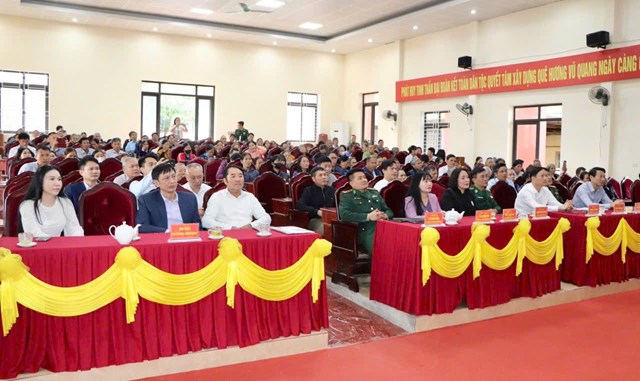  C&aacute;c đại biểu tham dự Chương tr&igrave;nh &ldquo; Xu&acirc;n Bi&ecirc;n ph&ograve;ng - Ấm l&ograve;ng D&acirc;n bản&rdquo; năm 2026.