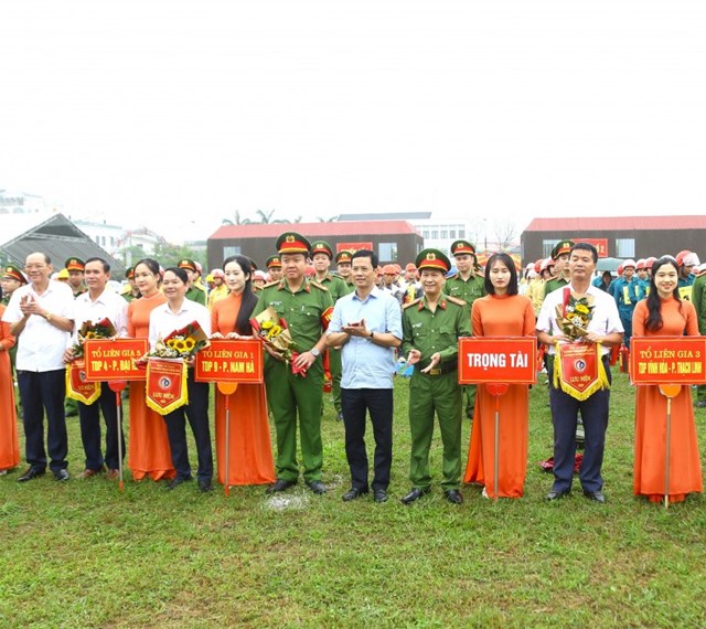 TP H&#224; Tĩnh: Tổ chức hội thi “Tổ li&#234;n gia an to&#224;n PCCC”