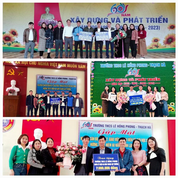 Chú trọng đẩy mạnh chất lượng giáo dục, kêu gọi xã hội hóa, đóng góp của cựu học sinh, các nguồn tài trợ đầu tư hoàn thiện cơ sở vật chất.