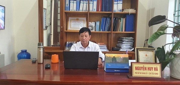 Ông Nguyễn Huy Hà – Chủ tịch UBND xã Thạch Xuân.