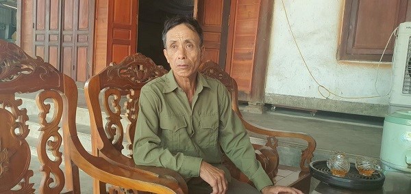 Ông Nguyễn Duy Phước người luôn đi đầu trong công việc xây dựng nông thôn mới của thôn, xã.
