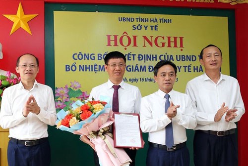 Hà Tĩnh có tân Phó Giám đốc sở Y Tế.