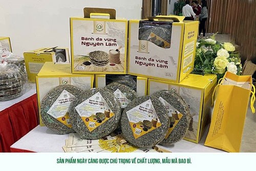 Bánh đa vừng Nguyên Lâm (huyện Kỳ Anh).