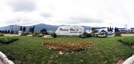 Khu công nghiệp Hoàng Mai 1 thu hút các nhà đầu tư lớn.
