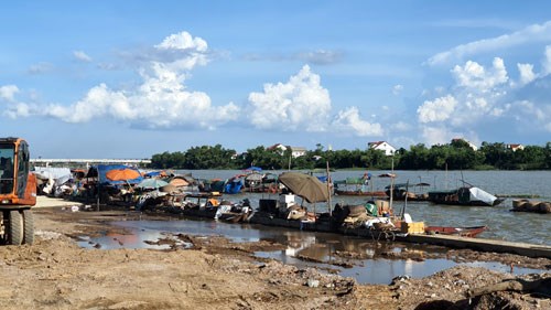 Một g&oacute;c của l&agrave;ng hến.