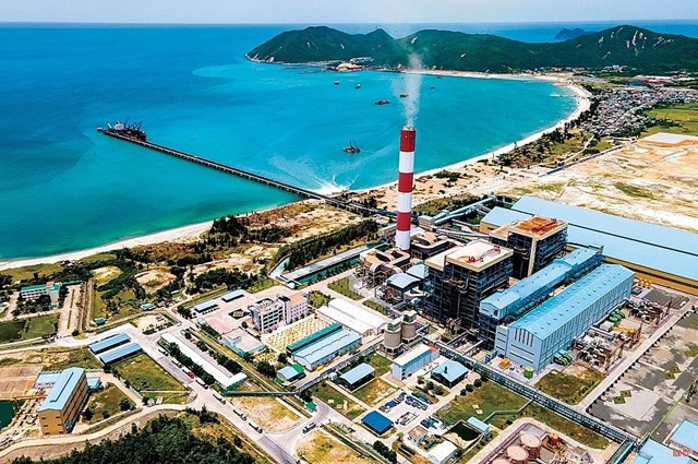Nhà máy Nhiệt điện Vũng Áng 1 đang tích cực hòa lưới quốc gia 6,5 tỷ kWh. Ảnh Internet