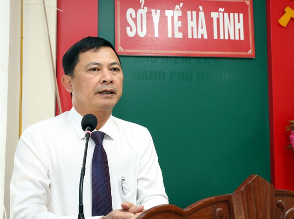Phó Chủ tịch UBND tỉnh Hà Tĩnh Lê Ngọc Châu phát biểu tại Hội nghị công bố Quyết định.