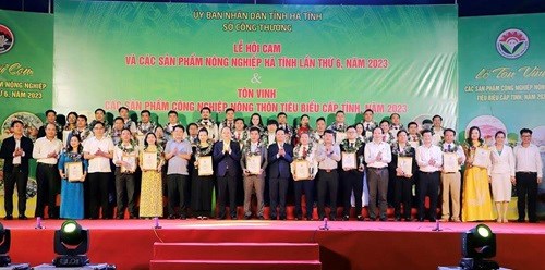 Tôn vinh 40 sản phẩm công nghiệp nông thôn tiêu biểu cấp tỉnh năm 2023.