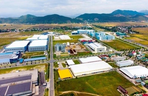 Một trong những khu công nghiệp của Nghệ An thu hút được nhiều nhà đầu tư lớn.