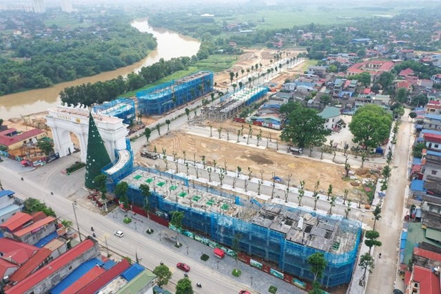 KĐT Danko City nằm gi&aacute;p s&ocirc;ng Cầu