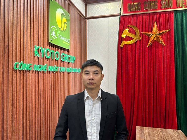 &ocirc;ng Nguyễn B&aacute; Thảo, Tổng Gi&aacute;m đốc C&ocirc;ng ty cổ phần Gỗ nhựa Kyoto Group.