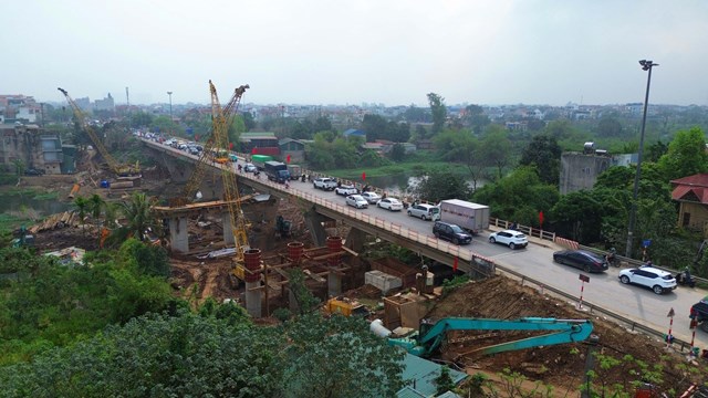 Dự &aacute;n mở rộng quốc lộ 6 đoạn cầu Mai Lĩnh