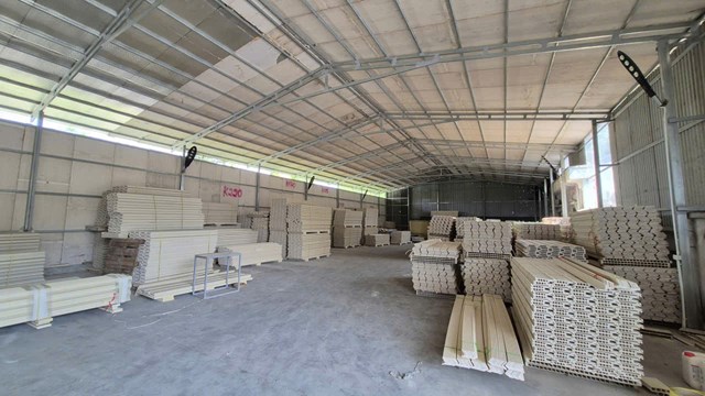 Nh&agrave; xưởng v&agrave; m&aacute;y m&oacute;c của CTCP Gỗ nhựa Kyoto Group. (Ảnh: KYOTO GROUP).