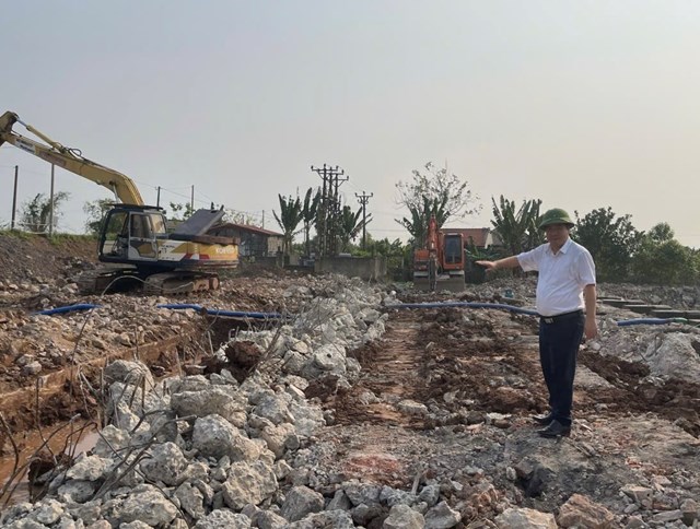 &Ocirc;ng Nguyễn Đ&igrave;nh Đức, Gi&aacute;m đốc Ban Kiểm tra dự &aacute;n x&acirc;y dựng trạm bơm Quy Hậu