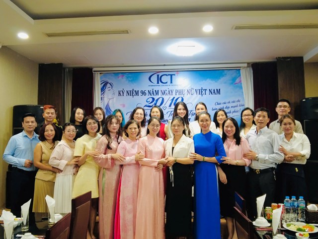 Trường Trung cấp Công nghệ Quốc tế ICT kỷ niệm 96 năm Ngày Phụ nữ Việt Nam 20/10 - Ảnh 1