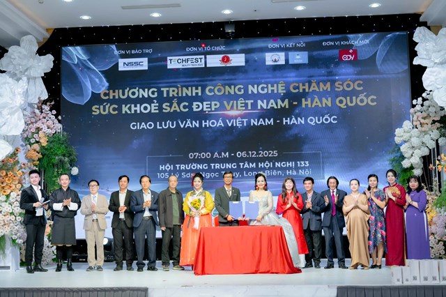 Lễ khai mạc chương trình Công nghệ Chăm sóc Sức khỏe Sắc đẹp Việt Nam – Hàn Quốc - Ảnh 4